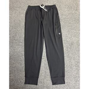 Vuori Mens Large Black Sunday Performance Joggers Sweatpants Active Stretch $110